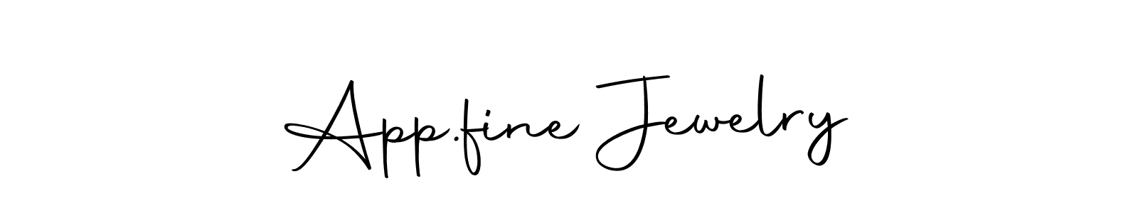 Similarly Autography-DOLnW is the best handwritten signature design. Signature creator online .You can use it as an online autograph creator for name App.fine Jewelry. App.fine Jewelry signature style 10 images and pictures png