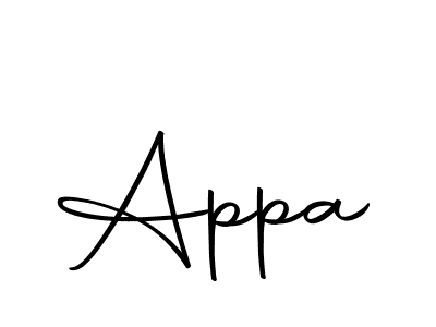 Design your own signature with our free online signature maker. With this signature software, you can create a handwritten (Autography-DOLnW) signature for name Appa. Appa signature style 10 images and pictures png