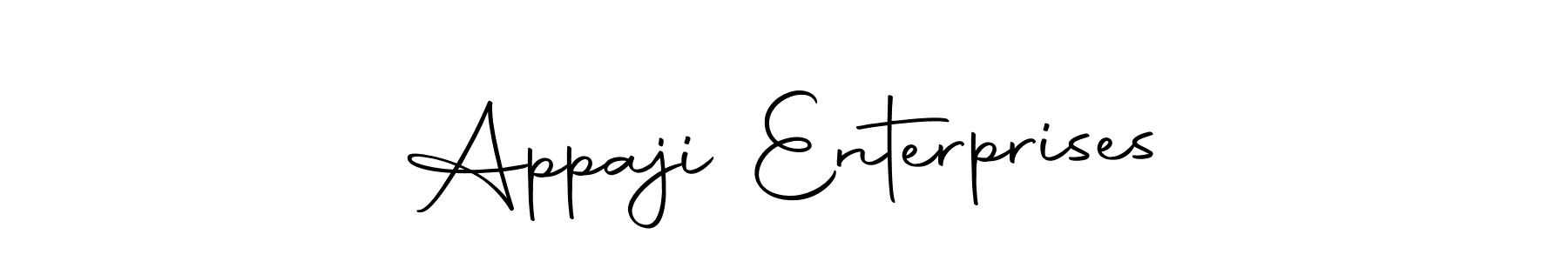 Similarly Autography-DOLnW is the best handwritten signature design. Signature creator online .You can use it as an online autograph creator for name Appaji Enterprises. Appaji Enterprises signature style 10 images and pictures png