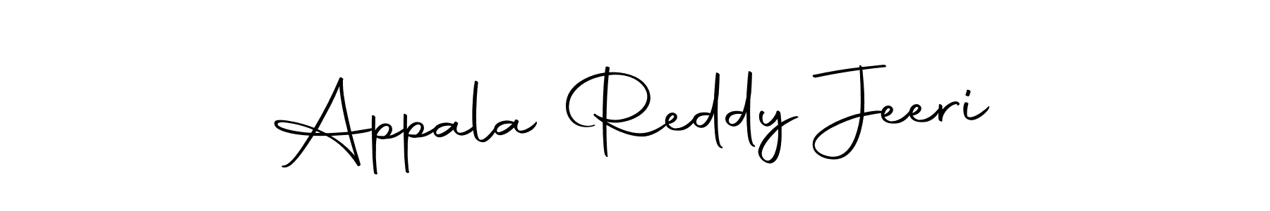 Create a beautiful signature design for name Appala Reddy Jeeri. With this signature (Autography-DOLnW) fonts, you can make a handwritten signature for free. Appala Reddy Jeeri signature style 10 images and pictures png