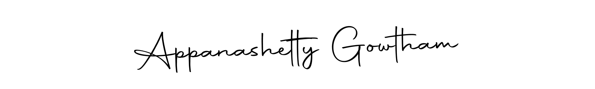 Make a short Appanashetty Gowtham signature style. Manage your documents anywhere anytime using Autography-DOLnW. Create and add eSignatures, submit forms, share and send files easily. Appanashetty Gowtham signature style 10 images and pictures png