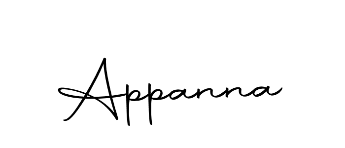 You should practise on your own different ways (Autography-DOLnW) to write your name (Appanna) in signature. don't let someone else do it for you. Appanna signature style 10 images and pictures png