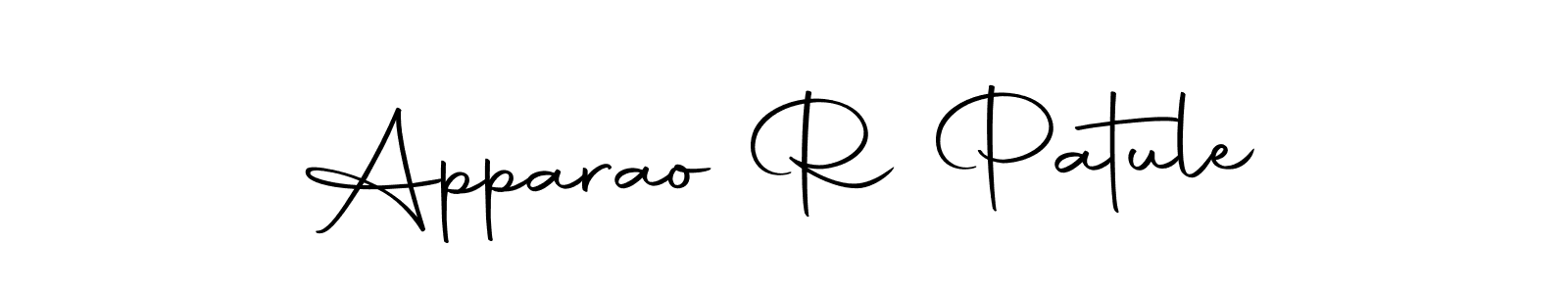 Make a beautiful signature design for name Apparao R Patule. With this signature (Autography-DOLnW) style, you can create a handwritten signature for free. Apparao R Patule signature style 10 images and pictures png