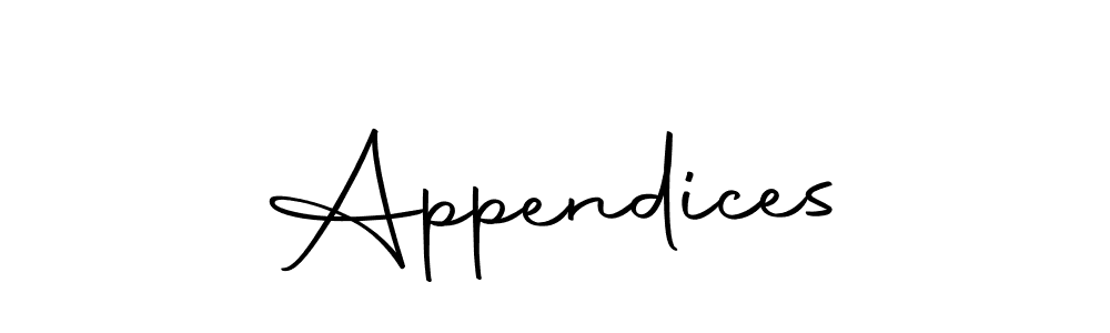 Also we have Appendices name is the best signature style. Create professional handwritten signature collection using Autography-DOLnW autograph style. Appendices signature style 10 images and pictures png