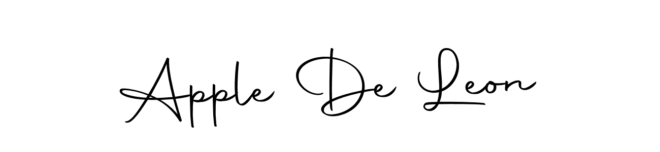The best way (Autography-DOLnW) to make a short signature is to pick only two or three words in your name. The name Apple De Leon include a total of six letters. For converting this name. Apple De Leon signature style 10 images and pictures png