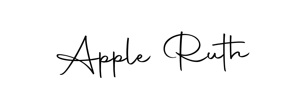 Design your own signature with our free online signature maker. With this signature software, you can create a handwritten (Autography-DOLnW) signature for name Apple Ruth. Apple Ruth signature style 10 images and pictures png