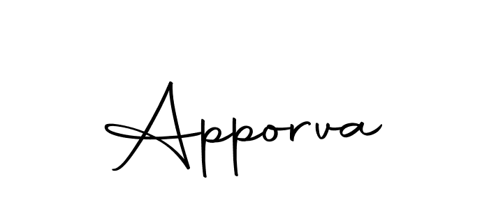 Make a short Apporva signature style. Manage your documents anywhere anytime using Autography-DOLnW. Create and add eSignatures, submit forms, share and send files easily. Apporva signature style 10 images and pictures png