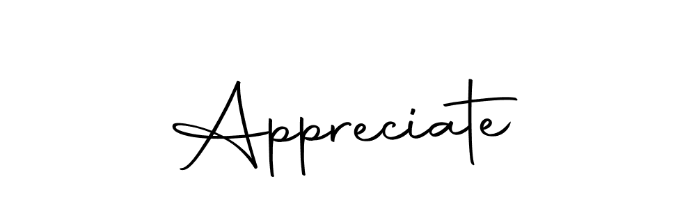 The best way (Autography-DOLnW) to make a short signature is to pick only two or three words in your name. The name Appreciate include a total of six letters. For converting this name. Appreciate signature style 10 images and pictures png