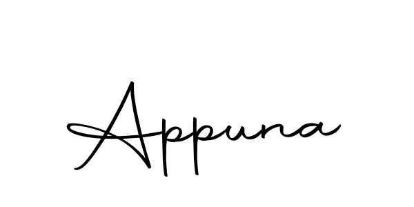 Also we have Appuna name is the best signature style. Create professional handwritten signature collection using Autography-DOLnW autograph style. Appuna signature style 10 images and pictures png