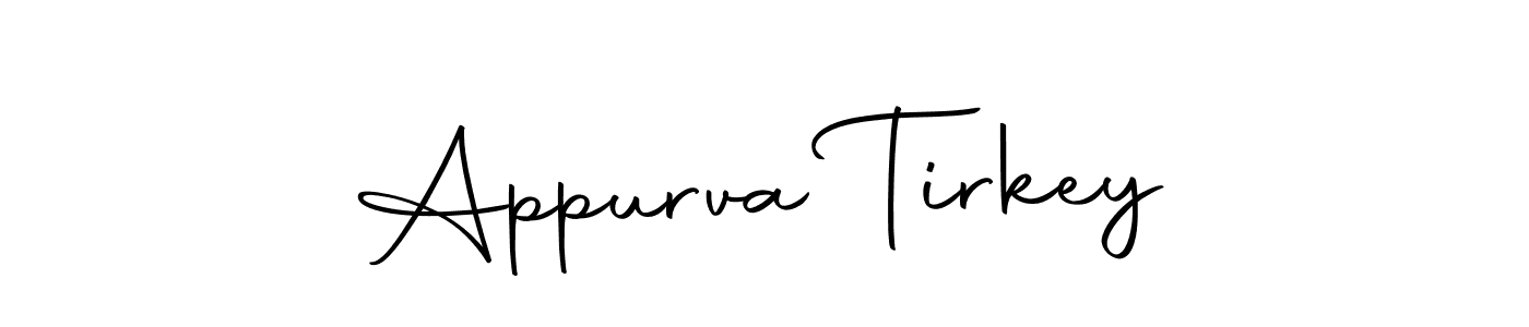 Make a beautiful signature design for name Appurva Tirkey. With this signature (Autography-DOLnW) style, you can create a handwritten signature for free. Appurva Tirkey signature style 10 images and pictures png