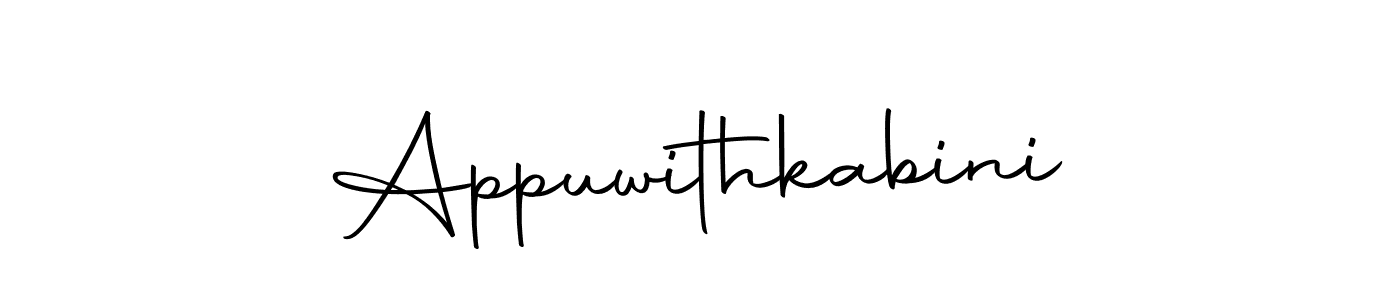Here are the top 10 professional signature styles for the name Appuwithkabini. These are the best autograph styles you can use for your name. Appuwithkabini signature style 10 images and pictures png
