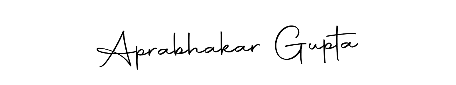 if you are searching for the best signature style for your name Aprabhakar Gupta. so please give up your signature search. here we have designed multiple signature styles  using Autography-DOLnW. Aprabhakar Gupta signature style 10 images and pictures png