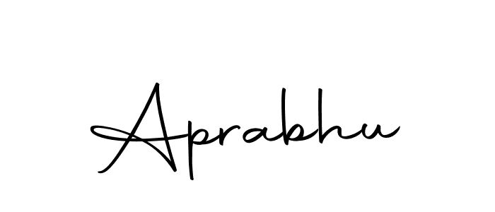 The best way (Autography-DOLnW) to make a short signature is to pick only two or three words in your name. The name Aprabhu include a total of six letters. For converting this name. Aprabhu signature style 10 images and pictures png