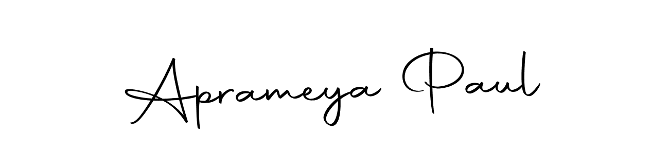 Similarly Autography-DOLnW is the best handwritten signature design. Signature creator online .You can use it as an online autograph creator for name Aprameya Paul. Aprameya Paul signature style 10 images and pictures png