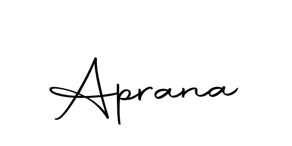 Make a beautiful signature design for name Aprana. With this signature (Autography-DOLnW) style, you can create a handwritten signature for free. Aprana signature style 10 images and pictures png