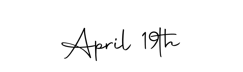 How to Draw April 19th signature style? Autography-DOLnW is a latest design signature styles for name April 19th. April 19th signature style 10 images and pictures png