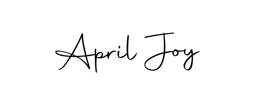 Create a beautiful signature design for name April Joy. With this signature (Autography-DOLnW) fonts, you can make a handwritten signature for free. April Joy signature style 10 images and pictures png