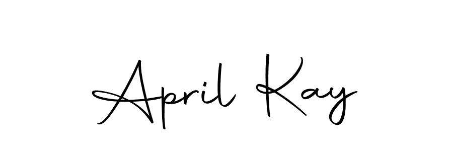 You should practise on your own different ways (Autography-DOLnW) to write your name (April Kay) in signature. don't let someone else do it for you. April Kay signature style 10 images and pictures png