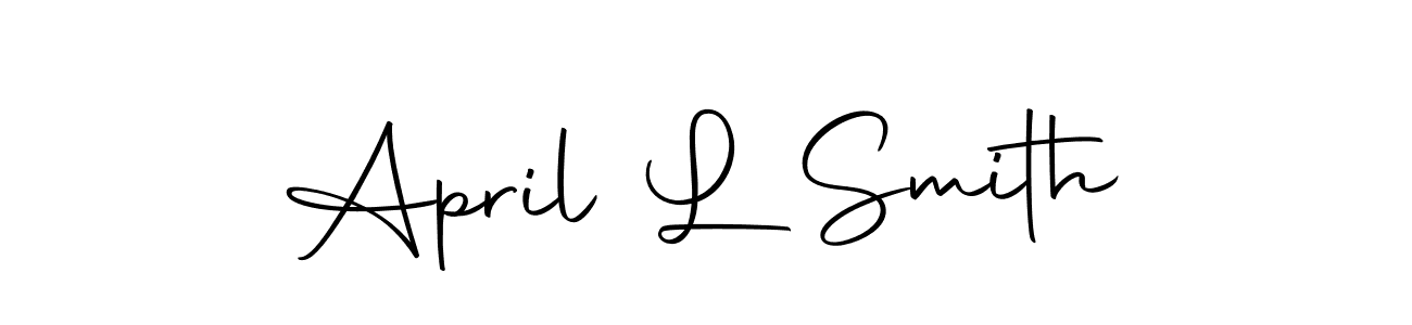 It looks lik you need a new signature style for name April L Smith. Design unique handwritten (Autography-DOLnW) signature with our free signature maker in just a few clicks. April L Smith signature style 10 images and pictures png