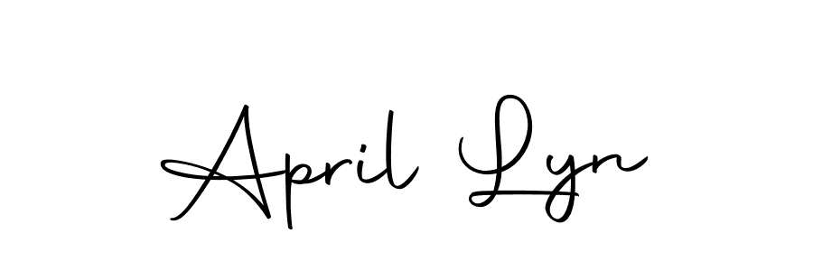 Use a signature maker to create a handwritten signature online. With this signature software, you can design (Autography-DOLnW) your own signature for name April Lyn. April Lyn signature style 10 images and pictures png