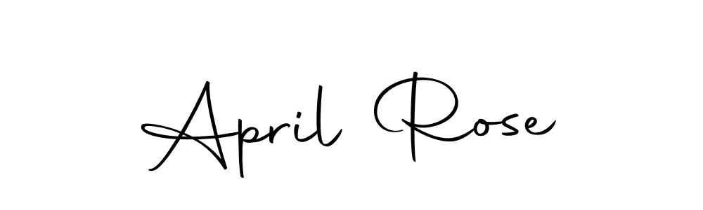 The best way (Autography-DOLnW) to make a short signature is to pick only two or three words in your name. The name April Rose include a total of six letters. For converting this name. April Rose signature style 10 images and pictures png
