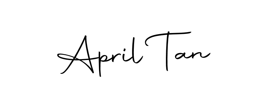 Make a short April Tan signature style. Manage your documents anywhere anytime using Autography-DOLnW. Create and add eSignatures, submit forms, share and send files easily. April Tan signature style 10 images and pictures png