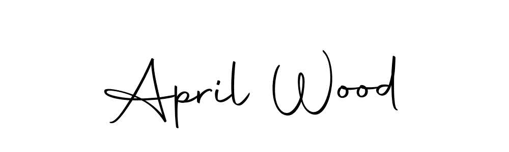 Make a beautiful signature design for name April Wood. Use this online signature maker to create a handwritten signature for free. April Wood signature style 10 images and pictures png