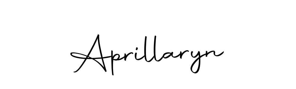The best way (Autography-DOLnW) to make a short signature is to pick only two or three words in your name. The name Aprillaryn include a total of six letters. For converting this name. Aprillaryn signature style 10 images and pictures png