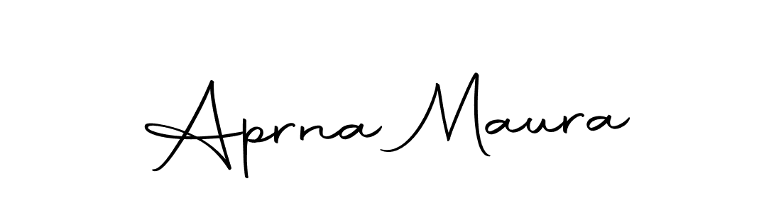 Design your own signature with our free online signature maker. With this signature software, you can create a handwritten (Autography-DOLnW) signature for name Aprna Maura. Aprna Maura signature style 10 images and pictures png