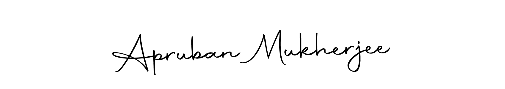 This is the best signature style for the Apruban Mukherjee name. Also you like these signature font (Autography-DOLnW). Mix name signature. Apruban Mukherjee signature style 10 images and pictures png