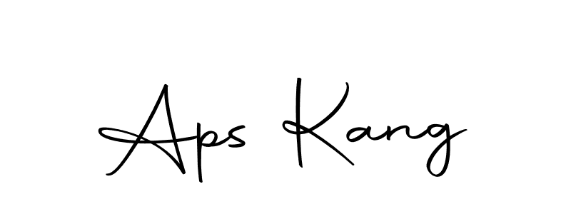 Aps Kang stylish signature style. Best Handwritten Sign (Autography-DOLnW) for my name. Handwritten Signature Collection Ideas for my name Aps Kang. Aps Kang signature style 10 images and pictures png