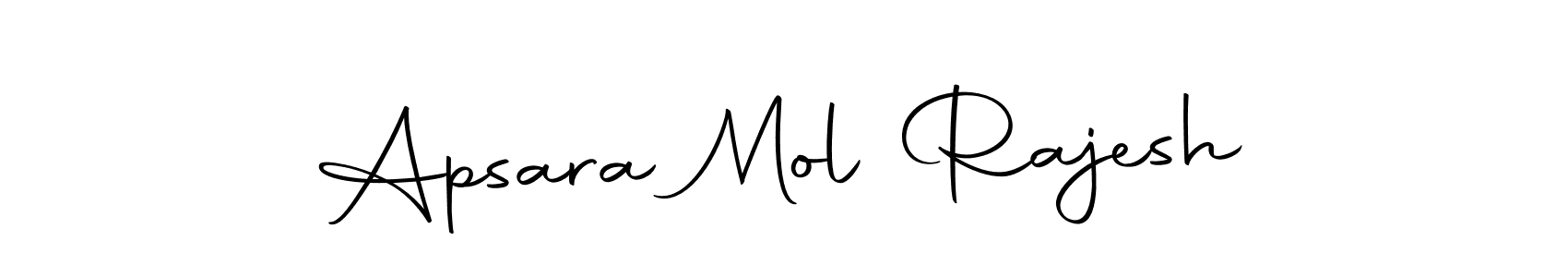 Use a signature maker to create a handwritten signature online. With this signature software, you can design (Autography-DOLnW) your own signature for name Apsara Mol Rajesh. Apsara Mol Rajesh signature style 10 images and pictures png