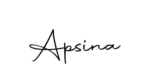 How to make Apsina signature? Autography-DOLnW is a professional autograph style. Create handwritten signature for Apsina name. Apsina signature style 10 images and pictures png