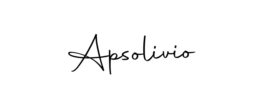 Also we have Apsolivio name is the best signature style. Create professional handwritten signature collection using Autography-DOLnW autograph style. Apsolivio signature style 10 images and pictures png