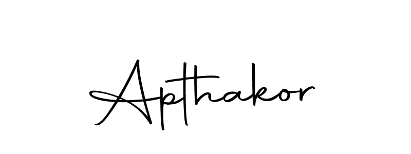 You should practise on your own different ways (Autography-DOLnW) to write your name (Apthakor) in signature. don't let someone else do it for you. Apthakor signature style 10 images and pictures png