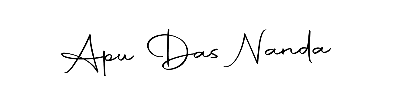 Similarly Autography-DOLnW is the best handwritten signature design. Signature creator online .You can use it as an online autograph creator for name Apu Das Nanda. Apu Das Nanda signature style 10 images and pictures png