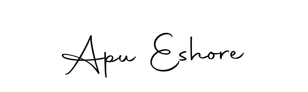 Here are the top 10 professional signature styles for the name Apu Eshore. These are the best autograph styles you can use for your name. Apu Eshore signature style 10 images and pictures png