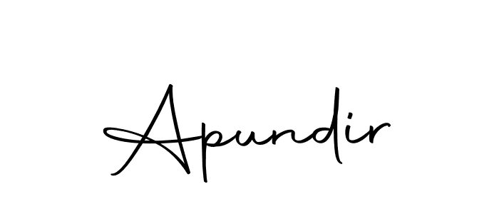 How to make Apundir signature? Autography-DOLnW is a professional autograph style. Create handwritten signature for Apundir name. Apundir signature style 10 images and pictures png