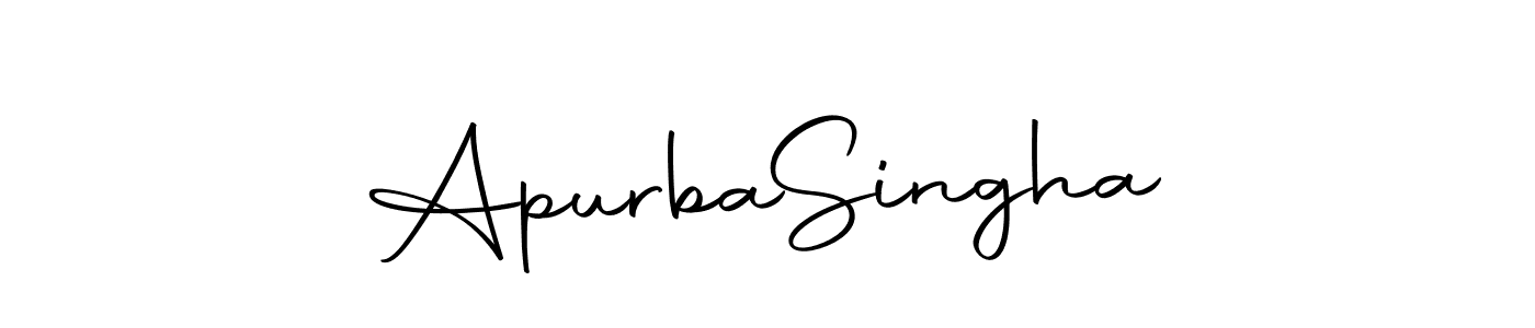 You should practise on your own different ways (Autography-DOLnW) to write your name (Apurba  Singha) in signature. don't let someone else do it for you. Apurba  Singha signature style 10 images and pictures png