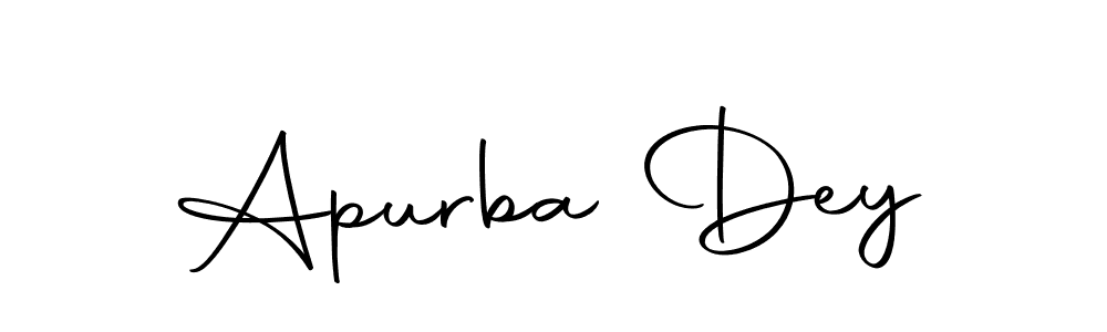 Use a signature maker to create a handwritten signature online. With this signature software, you can design (Autography-DOLnW) your own signature for name Apurba Dey. Apurba Dey signature style 10 images and pictures png