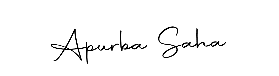 How to make Apurba Saha name signature. Use Autography-DOLnW style for creating short signs online. This is the latest handwritten sign. Apurba Saha signature style 10 images and pictures png