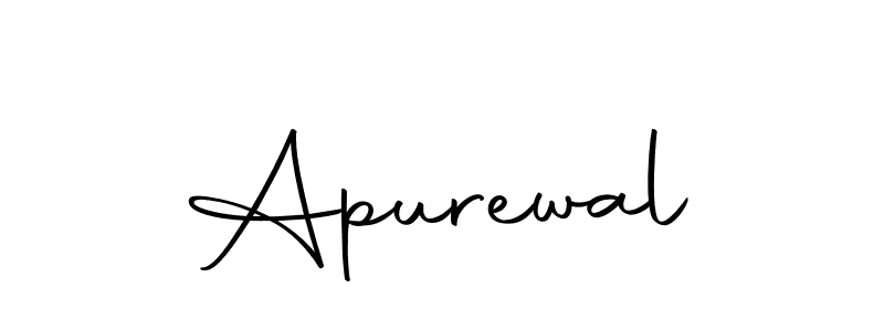 Use a signature maker to create a handwritten signature online. With this signature software, you can design (Autography-DOLnW) your own signature for name Apurewal. Apurewal signature style 10 images and pictures png