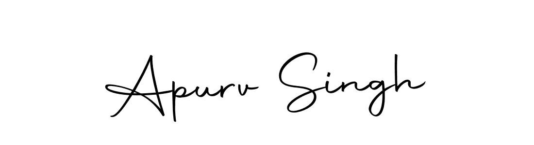 Use a signature maker to create a handwritten signature online. With this signature software, you can design (Autography-DOLnW) your own signature for name Apurv Singh. Apurv Singh signature style 10 images and pictures png