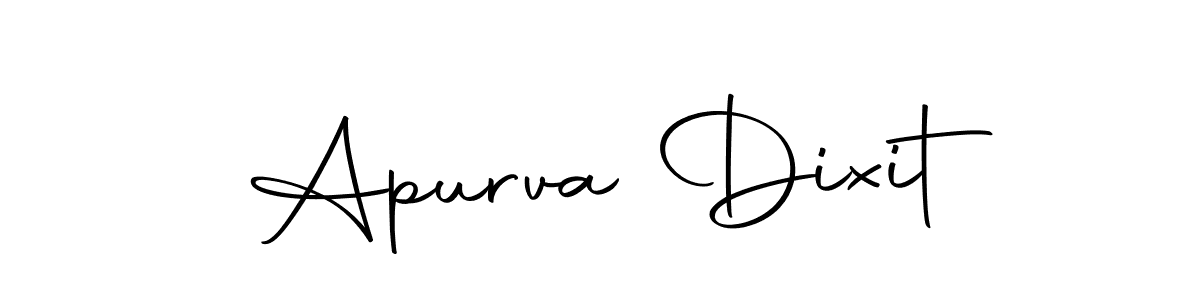Create a beautiful signature design for name Apurva Dixit. With this signature (Autography-DOLnW) fonts, you can make a handwritten signature for free. Apurva Dixit signature style 10 images and pictures png