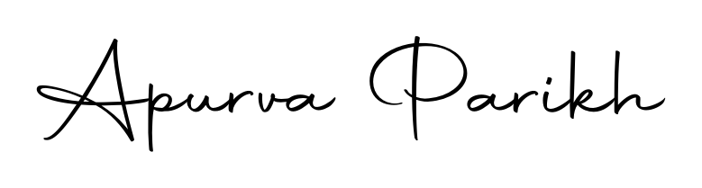 A sleek calligraphic signature for name Apurva Parikh utilizing Autography-DOLnW styling. Great for adding personal signatures to photos and art. Apurva Parikh signature style 10 images and pictures png