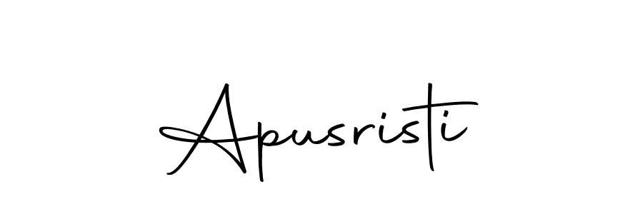 Create a beautiful signature design for name Apusristi. With this signature (Autography-DOLnW) fonts, you can make a handwritten signature for free. Apusristi signature style 10 images and pictures png