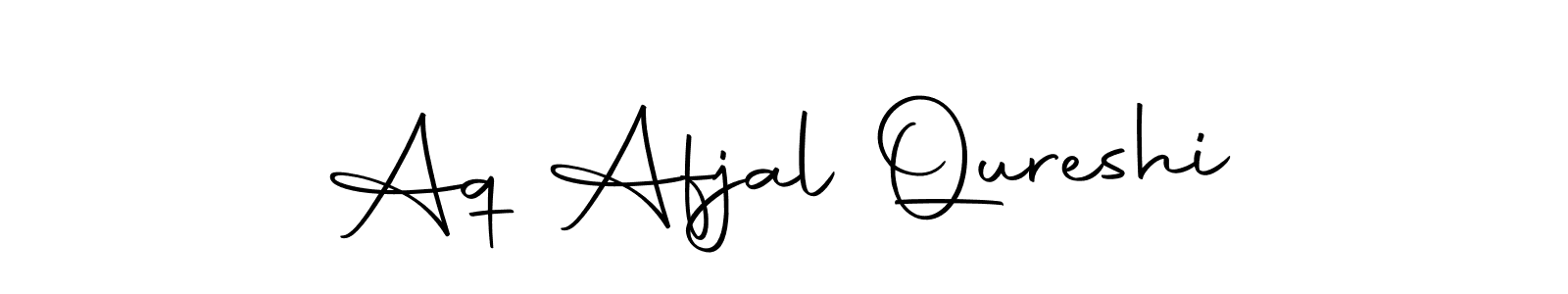 Make a beautiful signature design for name Aq Afjal Qureshi. Use this online signature maker to create a handwritten signature for free. Aq Afjal Qureshi signature style 10 images and pictures png