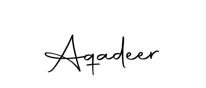 Make a beautiful signature design for name Aqadeer. Use this online signature maker to create a handwritten signature for free. Aqadeer signature style 10 images and pictures png