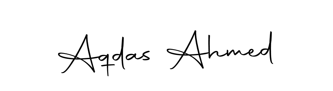 The best way (Autography-DOLnW) to make a short signature is to pick only two or three words in your name. The name Aqdas Ahmed include a total of six letters. For converting this name. Aqdas Ahmed signature style 10 images and pictures png