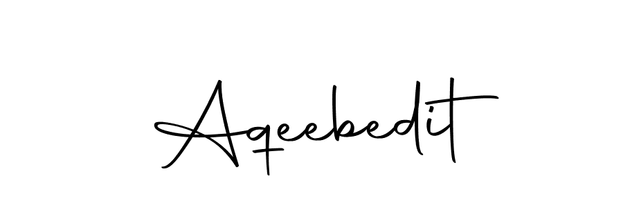 Create a beautiful signature design for name Aqeebedit. With this signature (Autography-DOLnW) fonts, you can make a handwritten signature for free. Aqeebedit signature style 10 images and pictures png